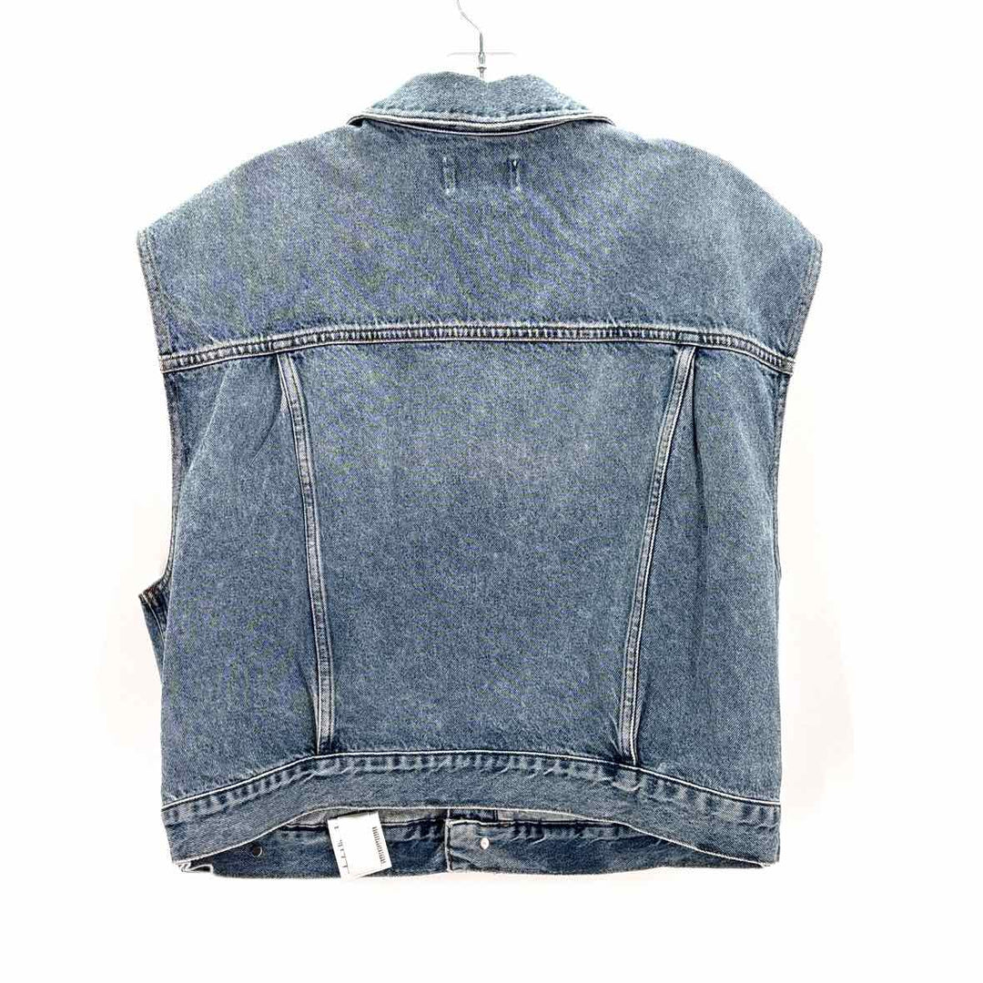 Size XL AGOLDE Blue Denim Vest