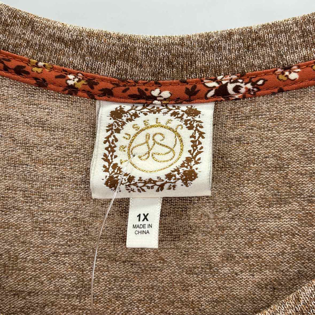 Size 1X Brown Shirt