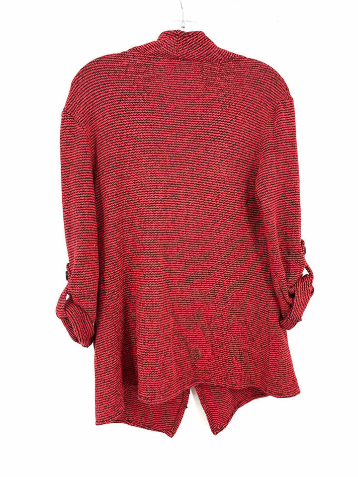 Size S BB Dakota Red Print Sweater