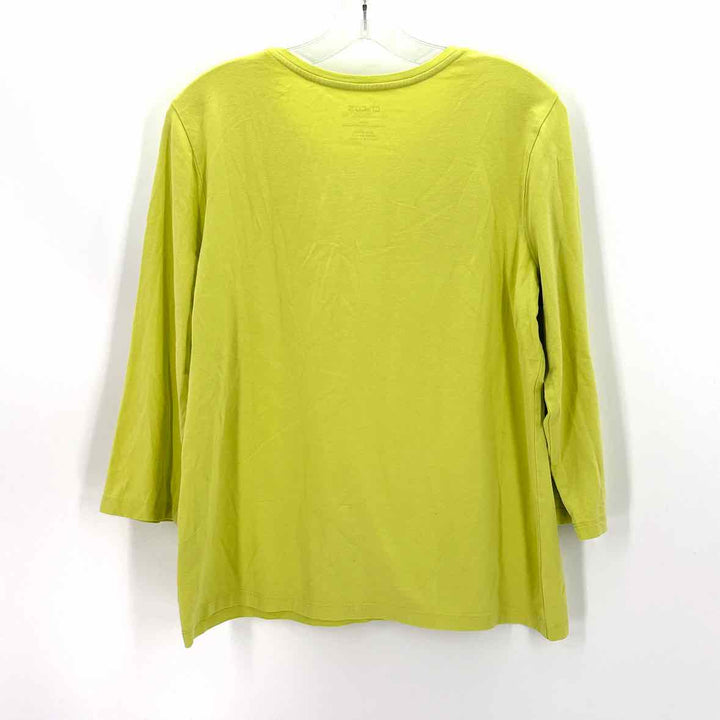 Size L Chico's Lime Green Shirt