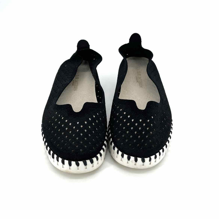 Shoe Size 38 ILSE JACOBSEN Black Flats