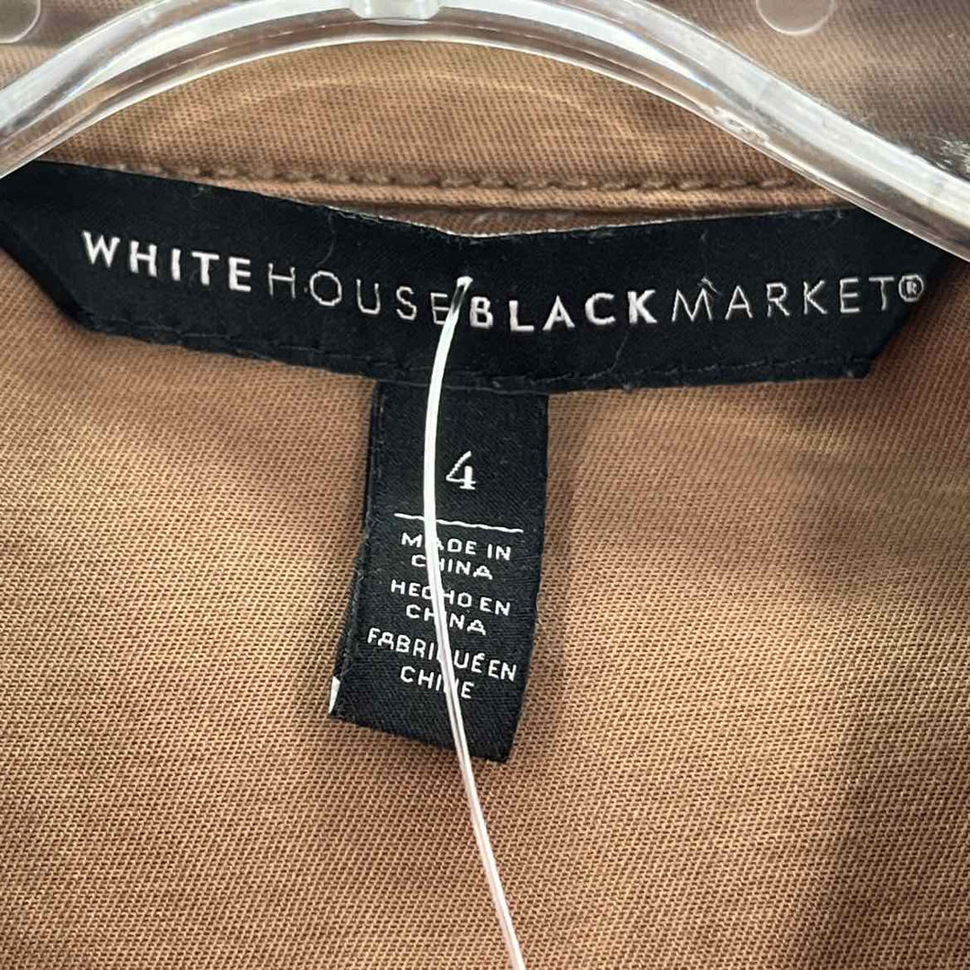 Size 4 White House Black Market Brown Jacket