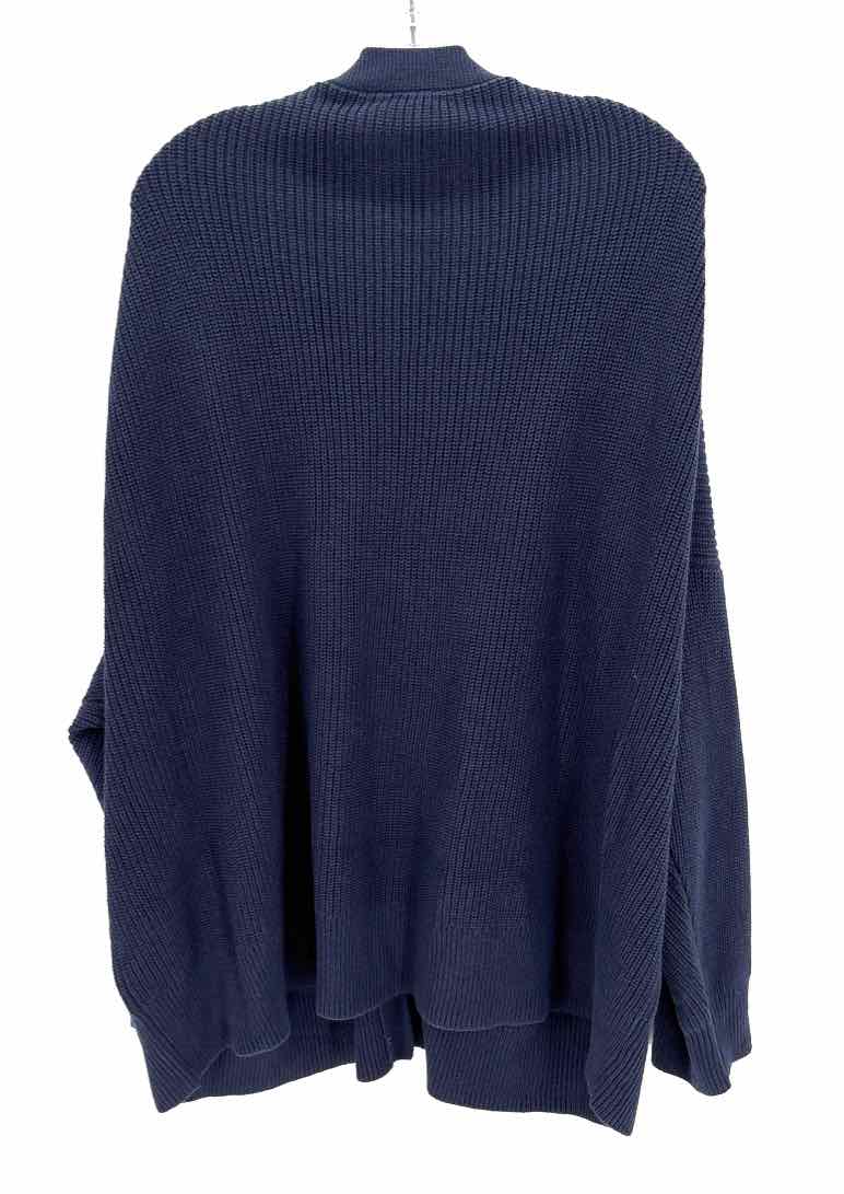 Size 3X J Crew Navy Knit Cardigan