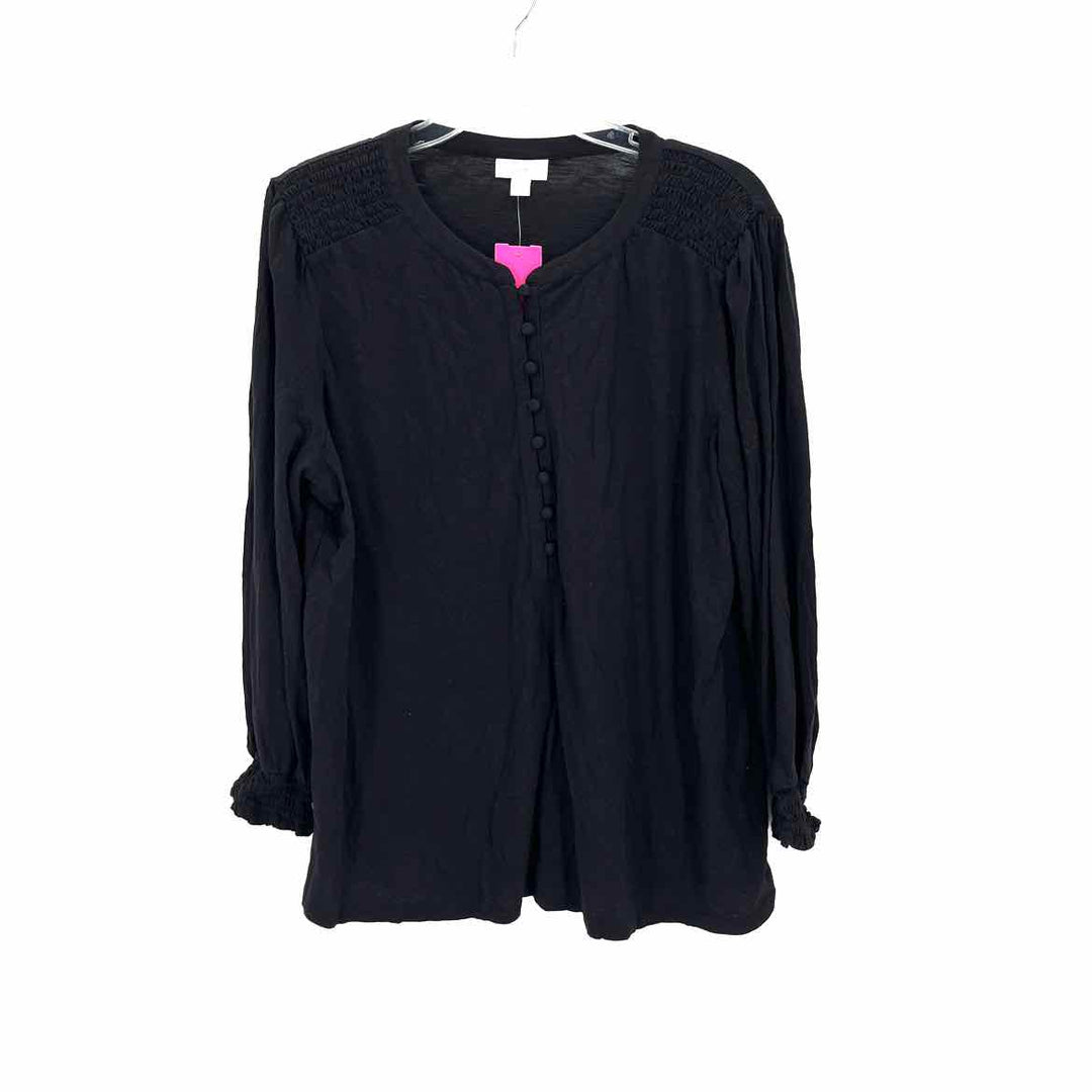 Size XL J JILL Black Shirt