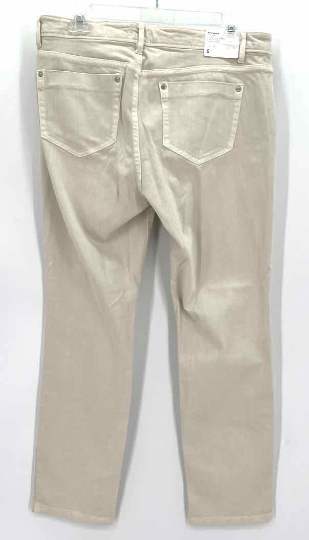 Size 8 J JILL Beige Denim Jeans