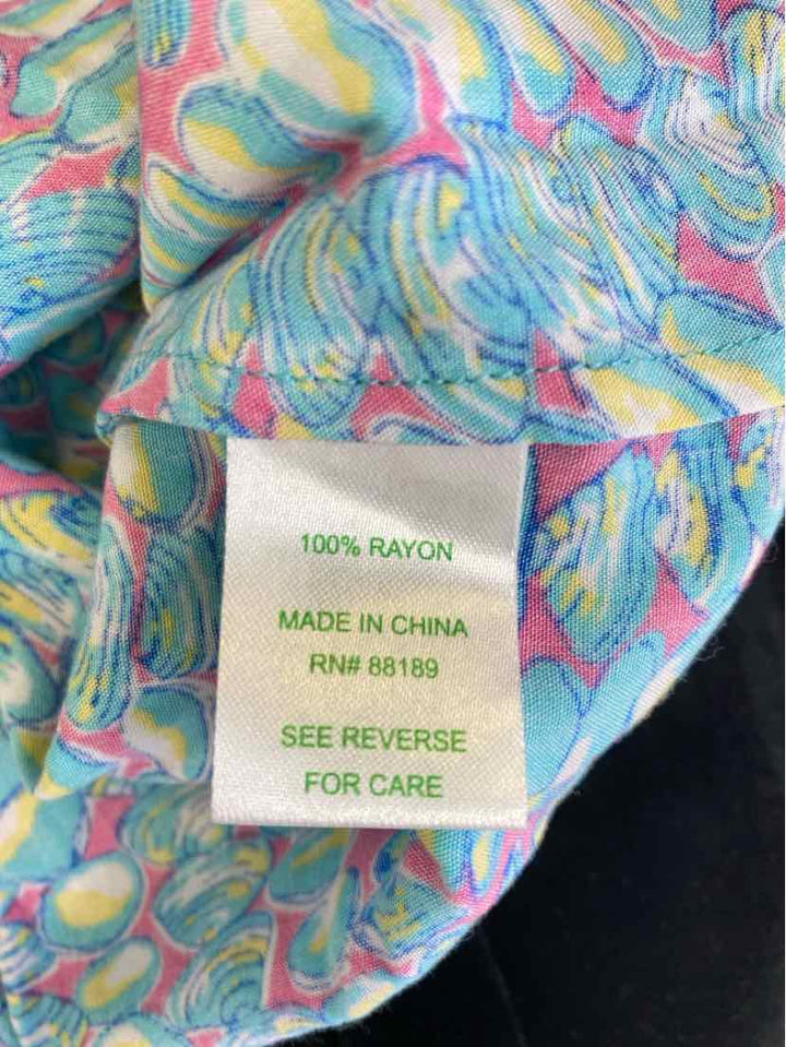 Size L Lilly Pulitzer Blue Print Dress
