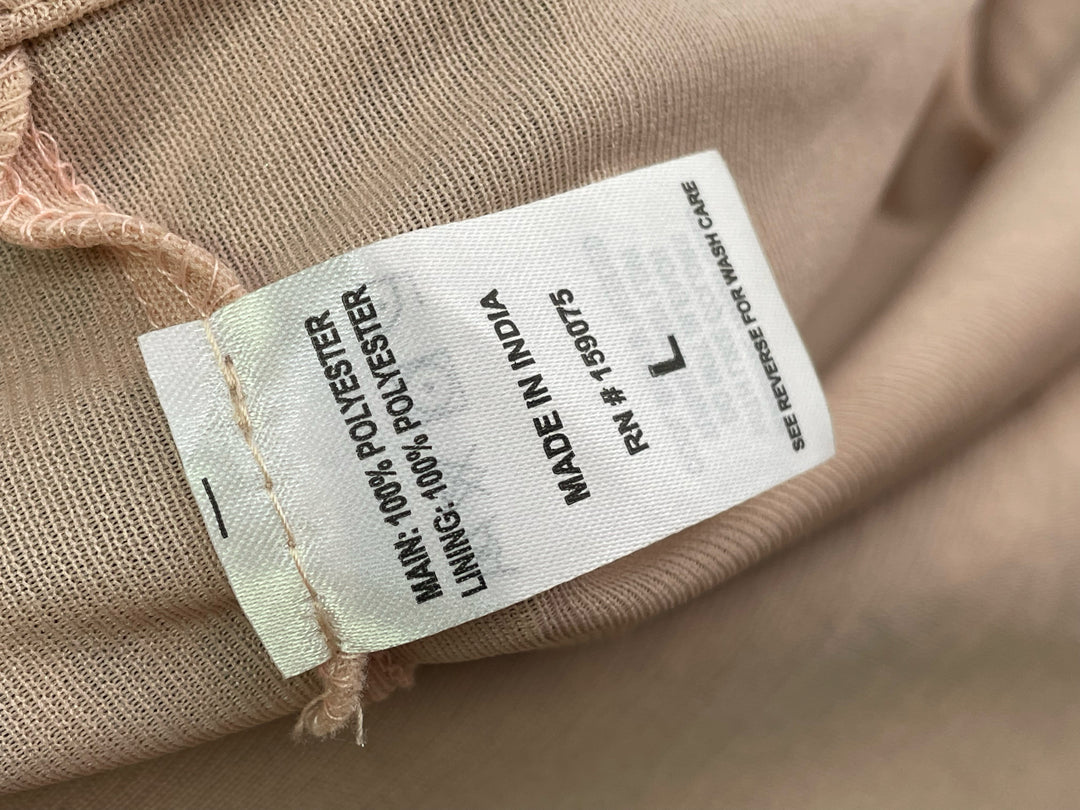 Size L Tan Dress