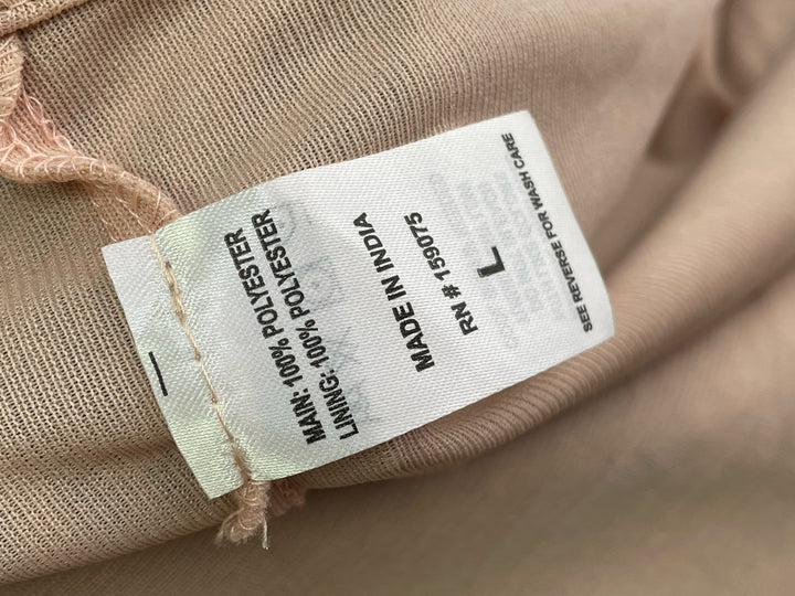 Size L Tan Dress