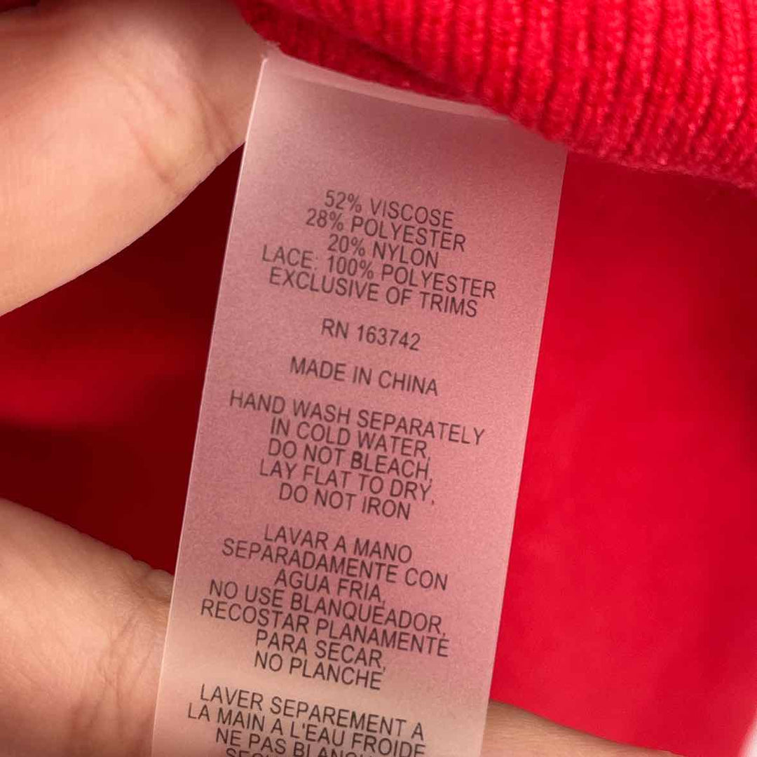 Size 1X Red Sweater