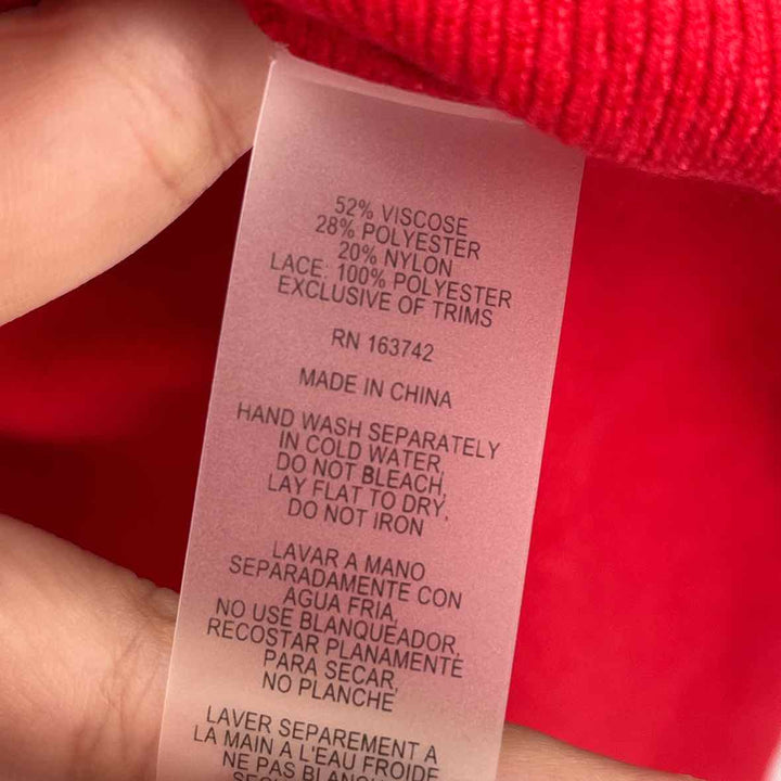 Size 1X Red Sweater