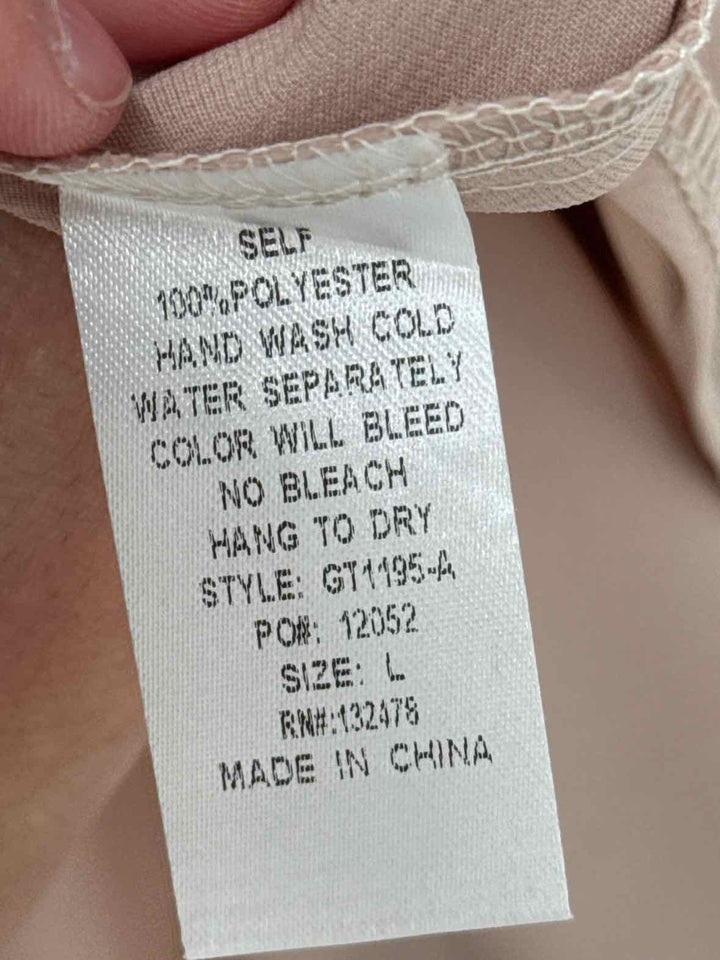Size L GLAM Tan Shirt