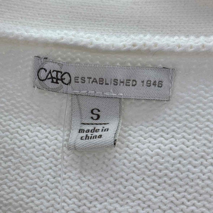 Size S CATO Ivory Knit Cardigan