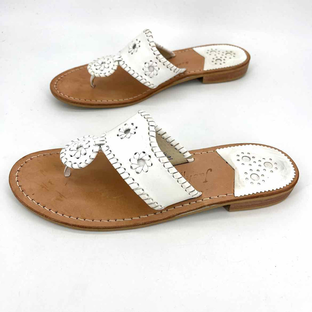 Shoe Size 10 Jack Rogers White Sandals