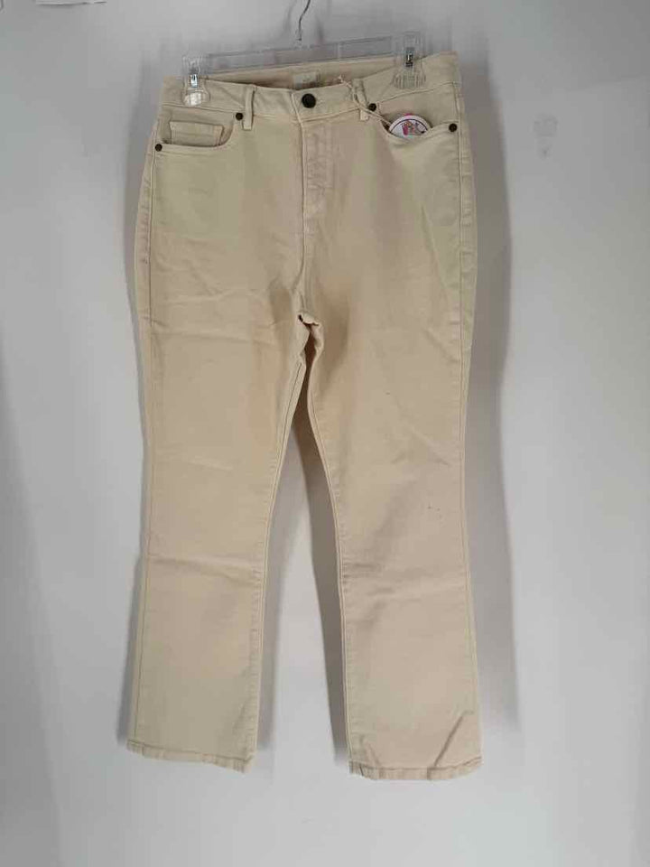 Size 30 ANN MASHBURN Cream Pants
