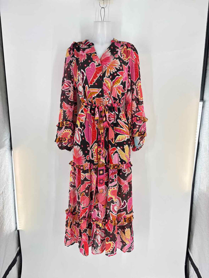 Size M FARM RIO Multi-Color Dress