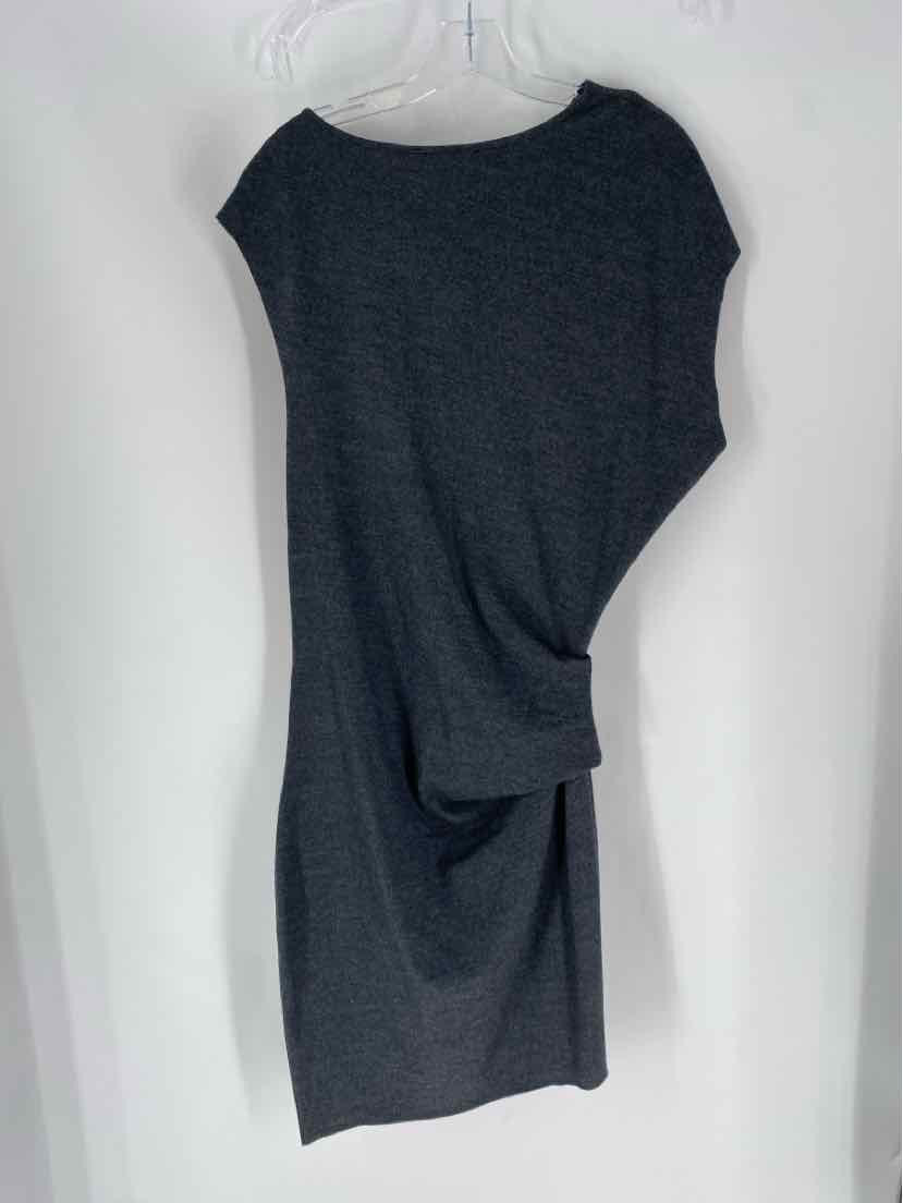 Size L HELMUT LANG Gray Dress
