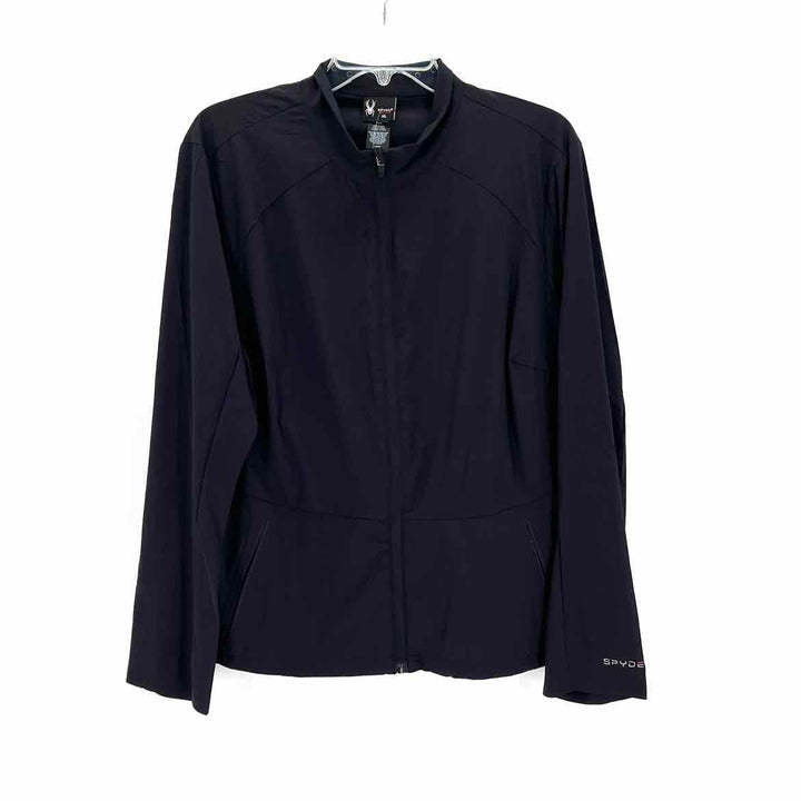 Size XL SPYDER Black Nylon Jacket