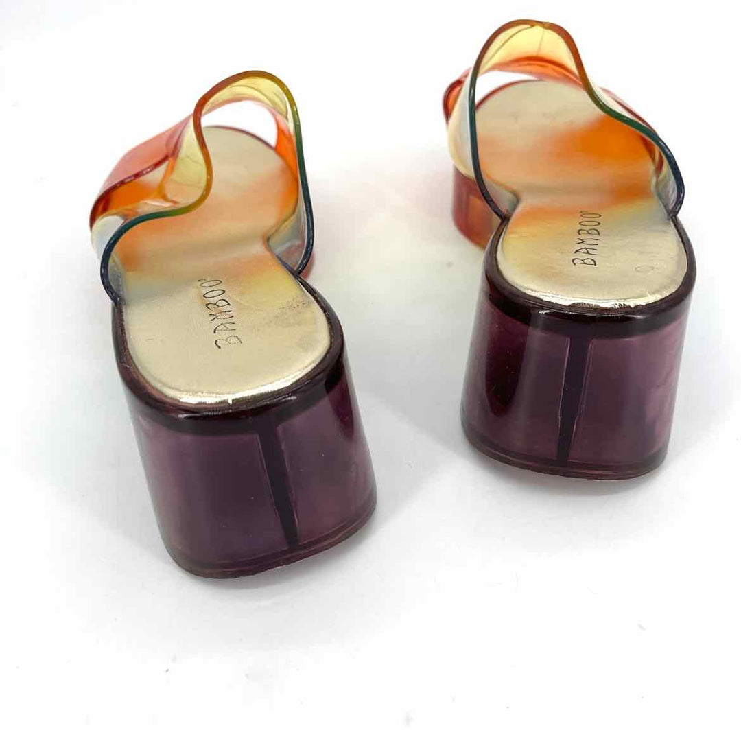 Shoe Size 6 BAMBOO Multi-Color Sandals