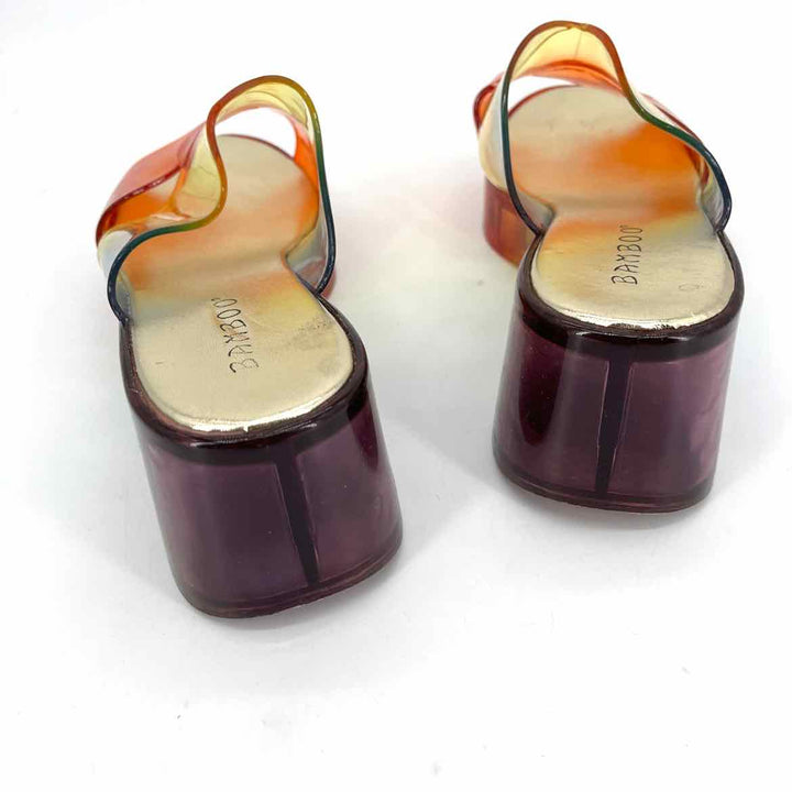 Shoe Size 6 BAMBOO Multi-Color Sandals
