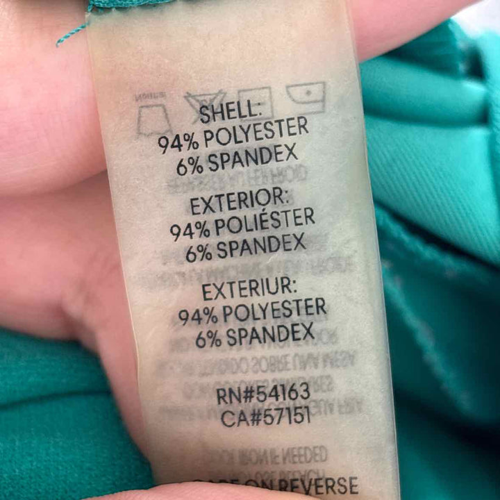 Size 4 Calvin Klein Green Dress