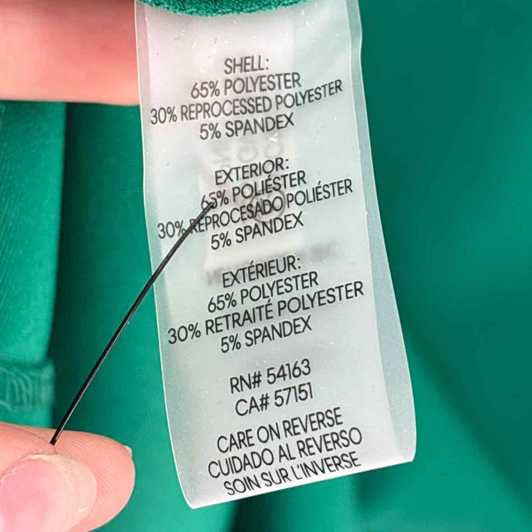 Size 4 Calvin Klein Green Shirt