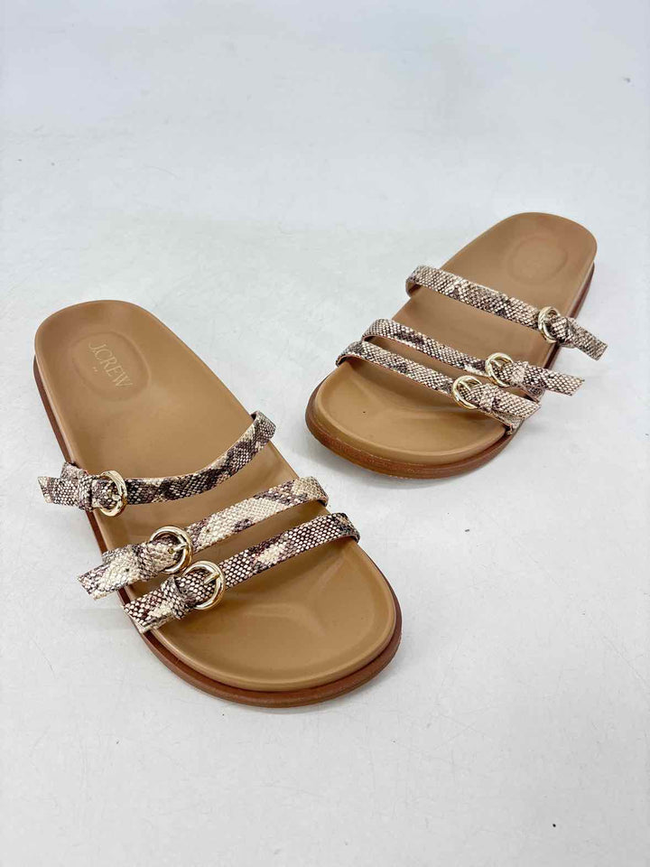 Shoe Size 8 J Crew Gold Sandals