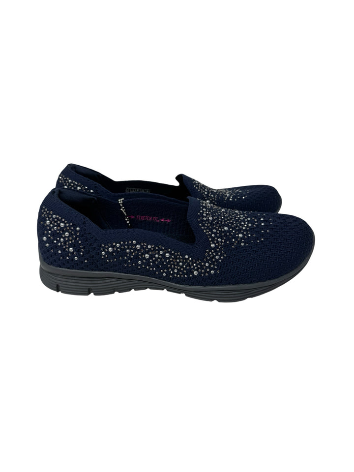 Shoe Size 7 Sketchers Navy Sneakers