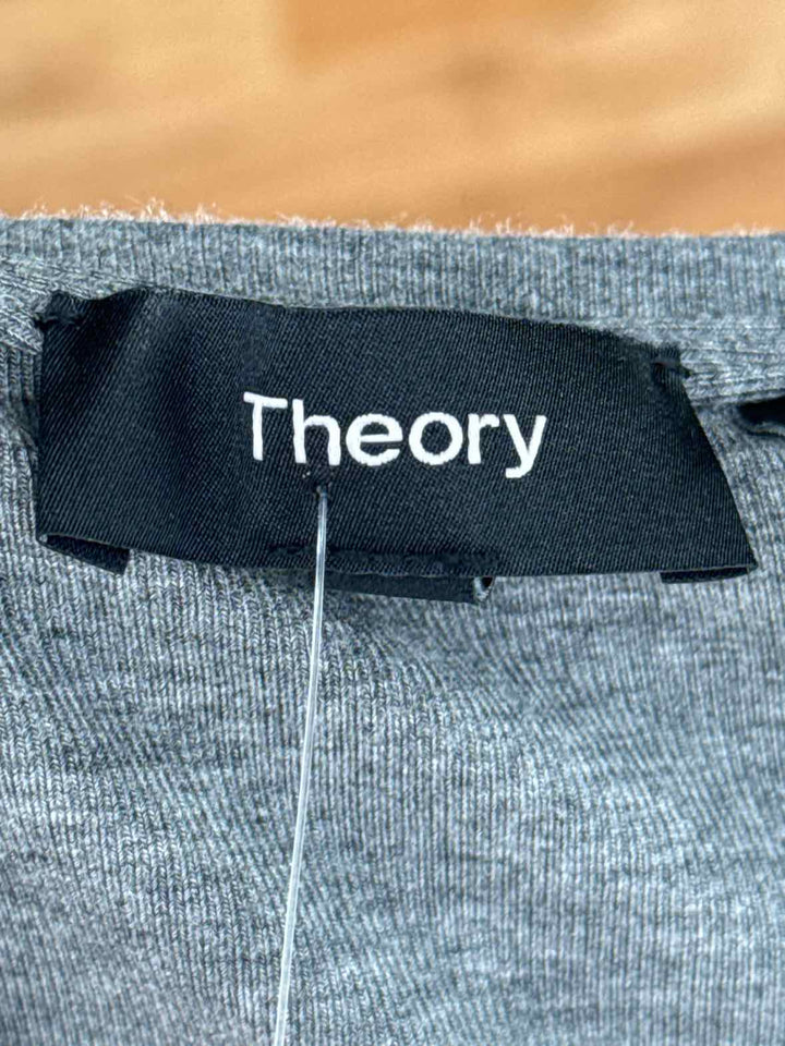 Size S THEORY Gray Cotton Shirt