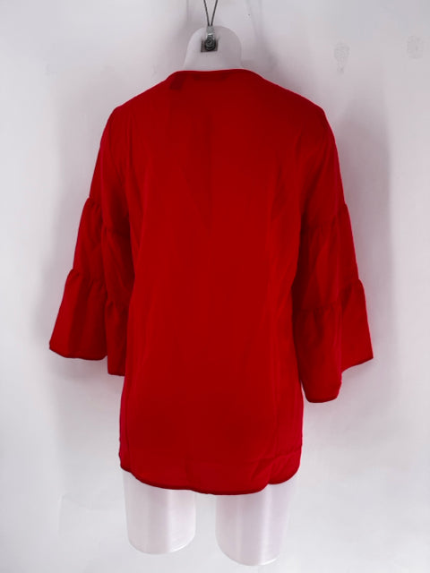 Size 10 LAND END Red Shirt