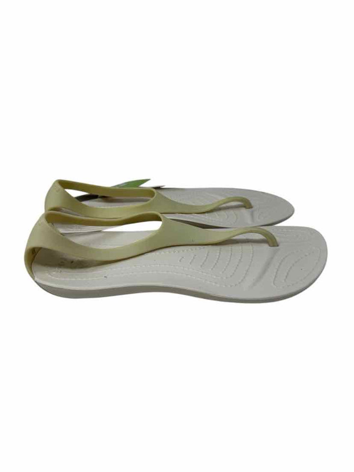 Shoe Size 6 Crocs Ivory Sandals