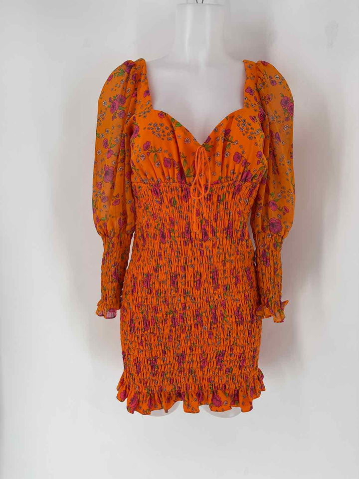 Size M Orange Dress
