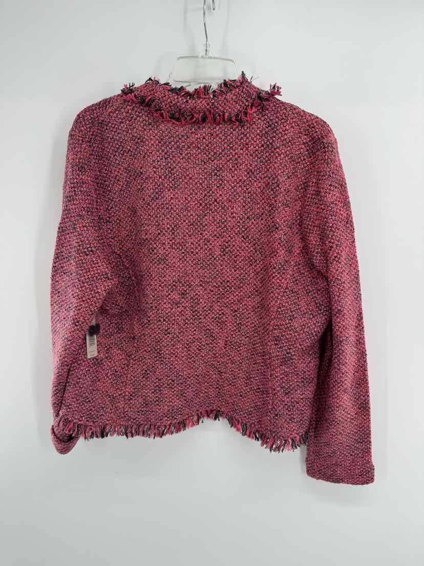 Size XXL NIC + ZOE Pink Tweed Blazer