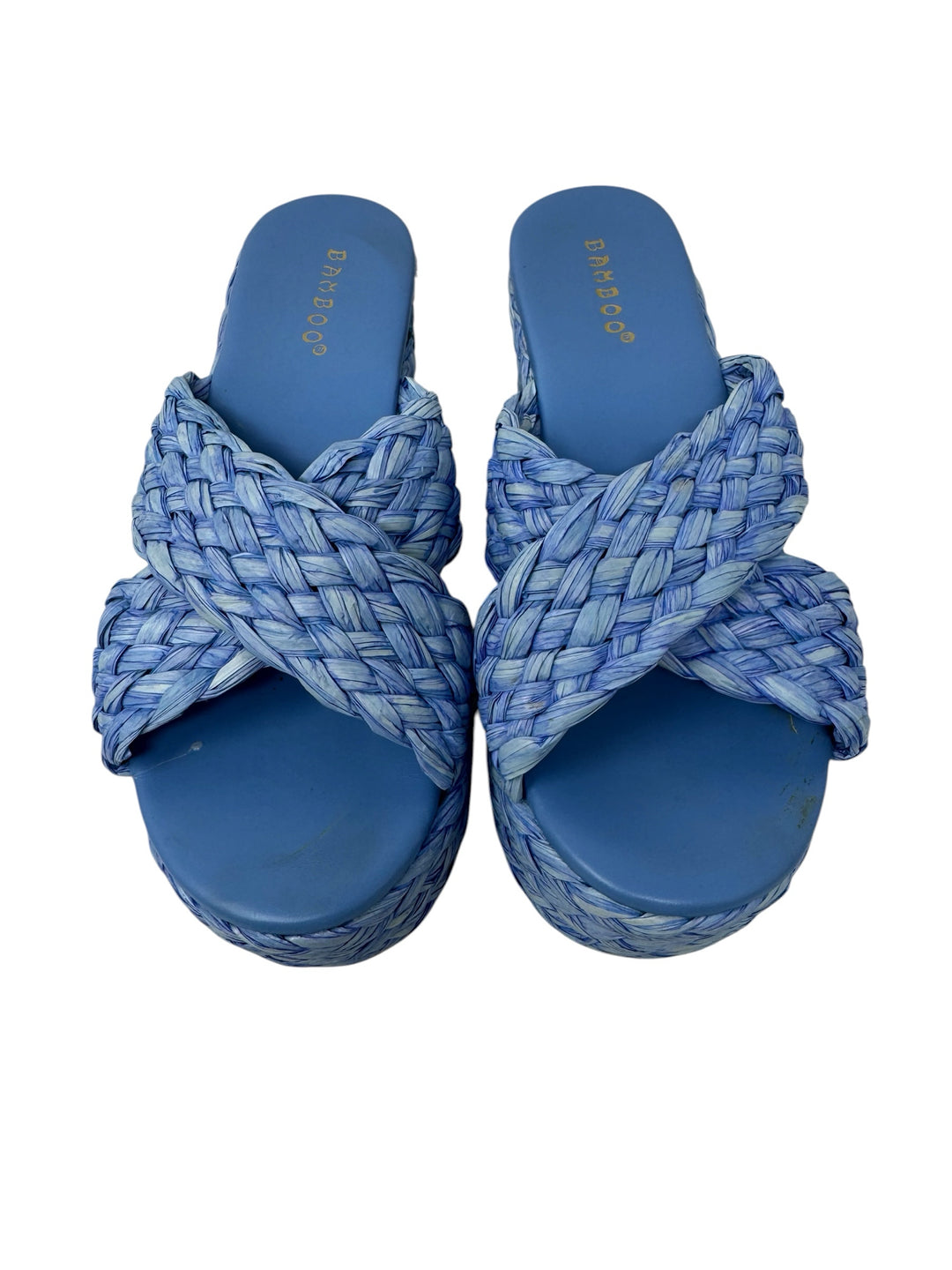 Shoe Size 6.5 BAMBOO Blue Sandals