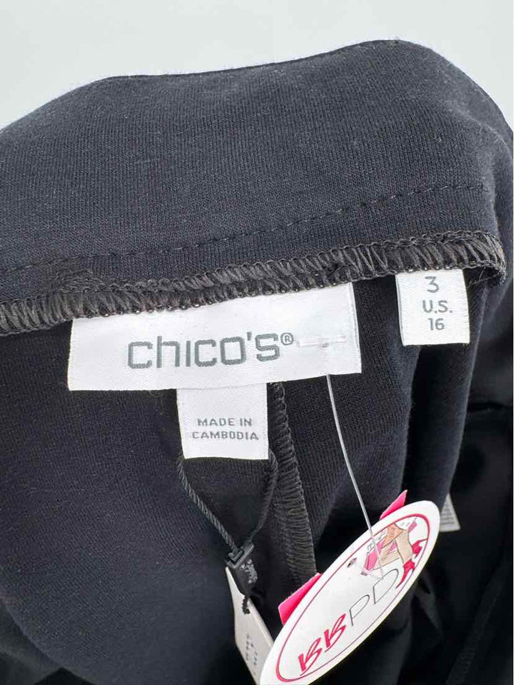 Size XL Chico's Black Pants