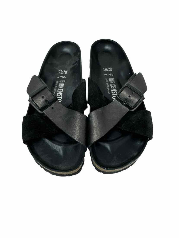 Shoe Size 39 Birkenstock Black Suede Sandals
