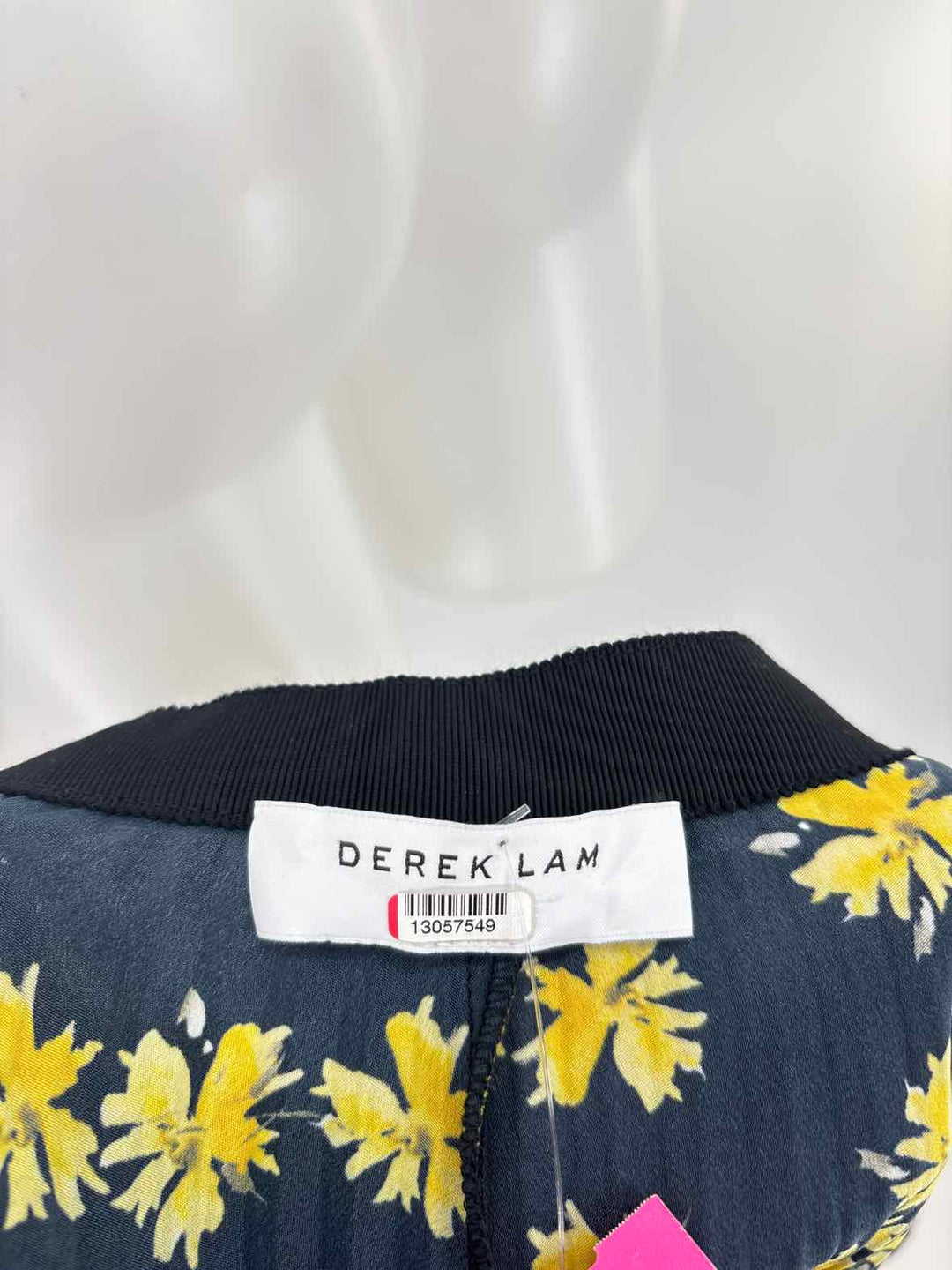 Size 42 DEREK LAM Navy Print Skirt
