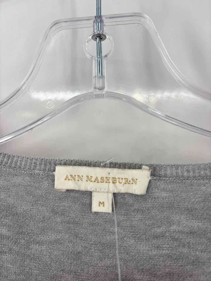 Size M ANN MASHBURN Gray Cotton Shirt