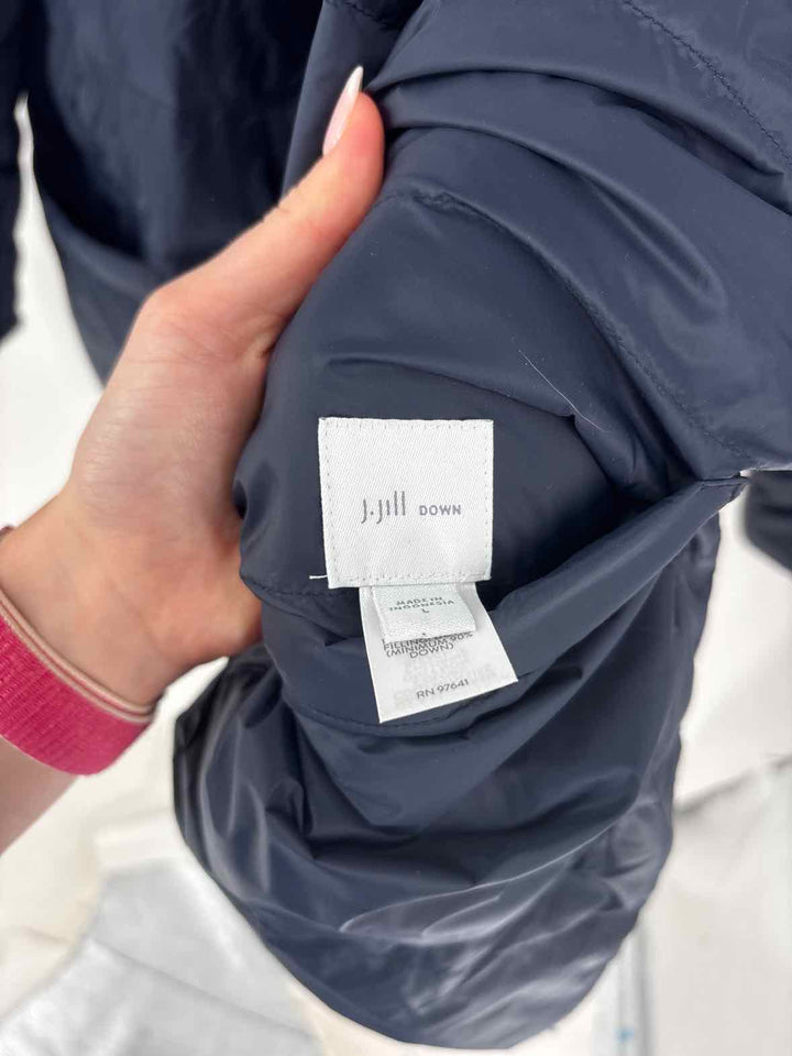 Size L J JILL Navy Jacket