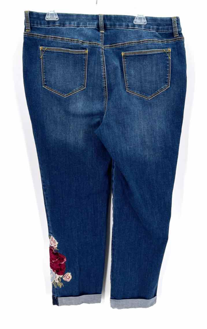 Size L/XL Chico's Blue Denim Jeans