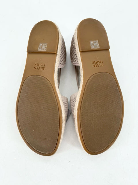 Shoe Size 7.5 Eileen Fisher Tan Flats