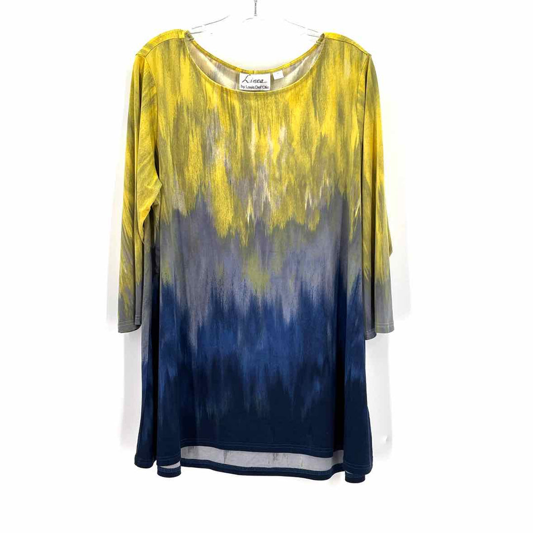 Size 1X Multi-Color Knit Shirt
