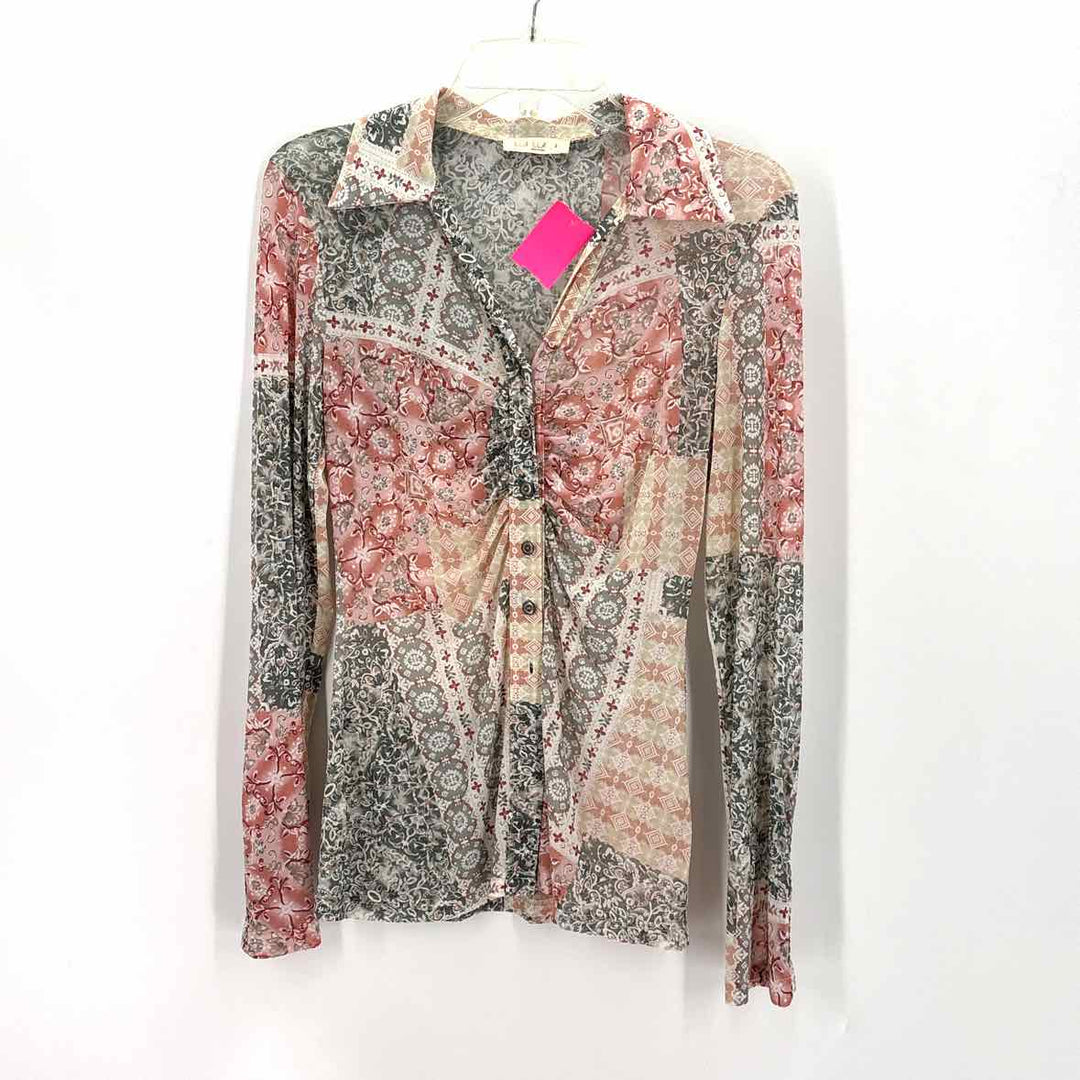 Size S PINK PRINT Shirt
