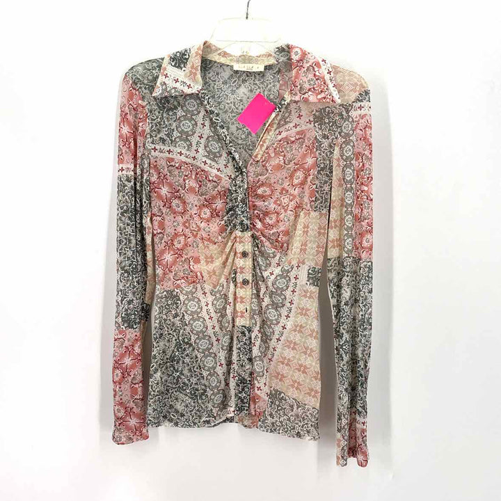 Size S PINK PRINT Shirt