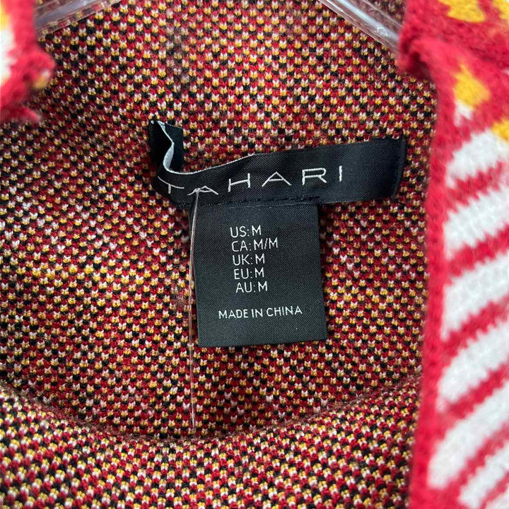 Size M TAHARI Red Sweater