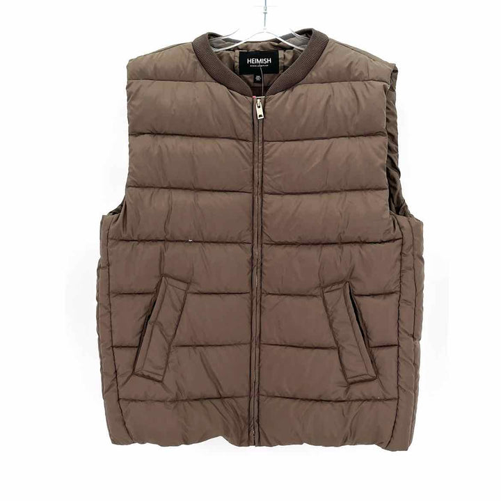 Size 2X Brown Polyester Vest