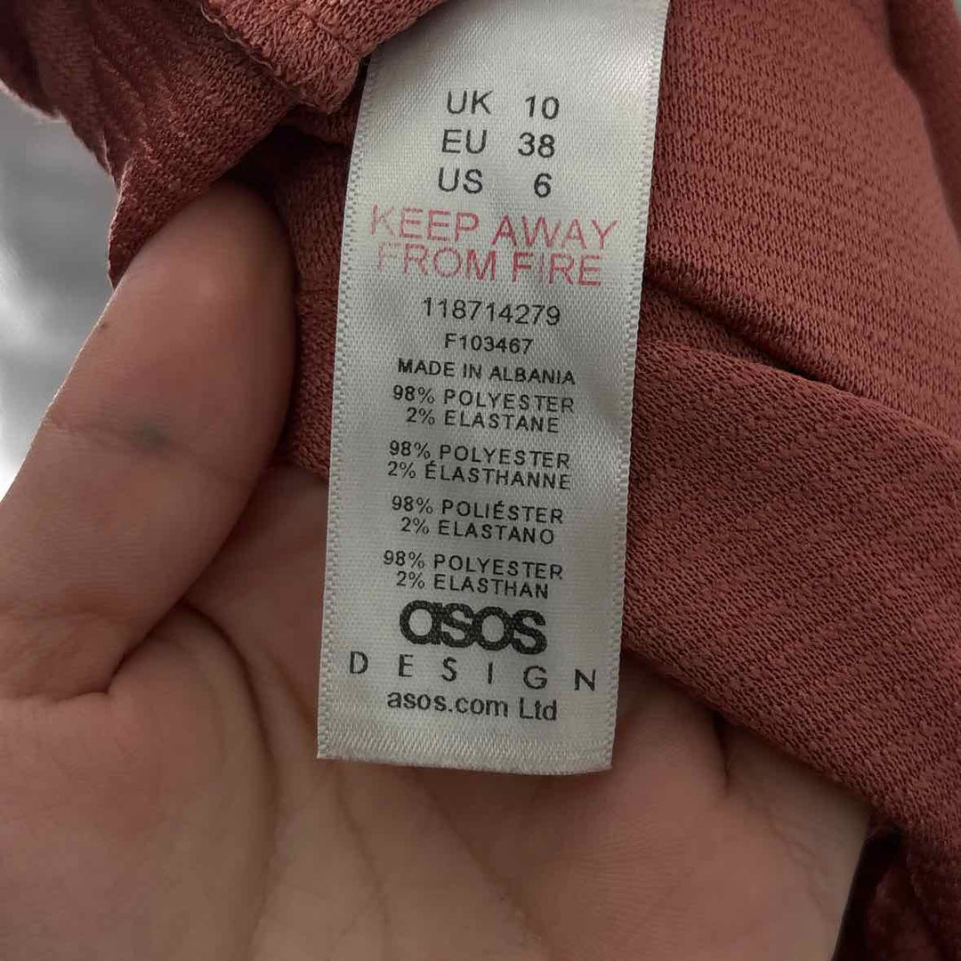 Size 6 Asos Salmon Dress