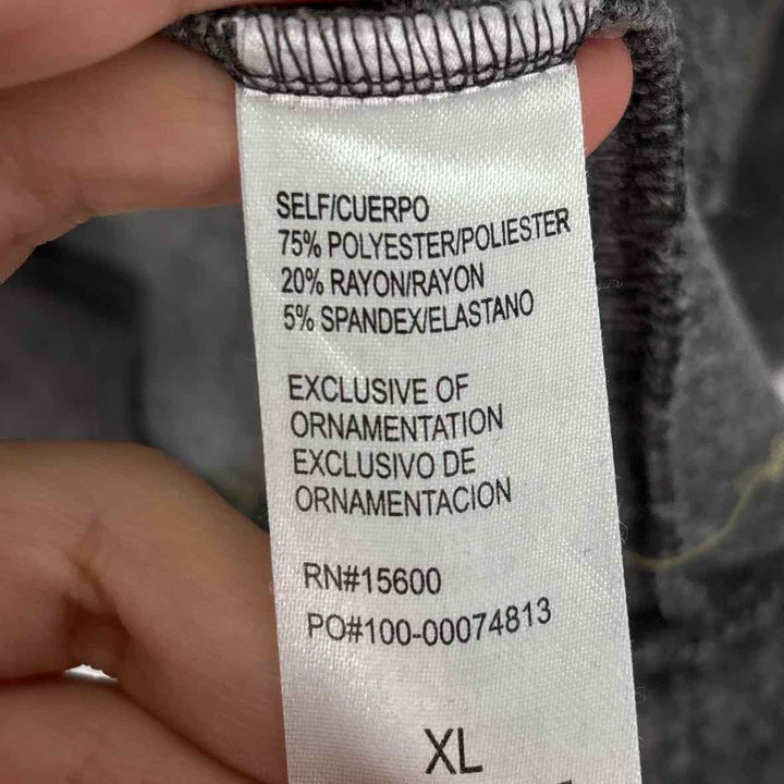 Size XL DEMOCRACY Gray Sweater