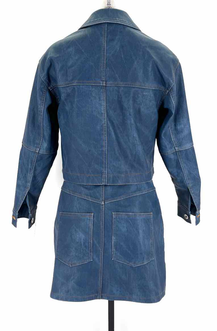 Size 0 BAR 111 Blue Skirt Suit