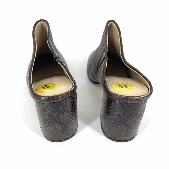 Shoe Size 8 MARC FISHER Brown Leather Pumps