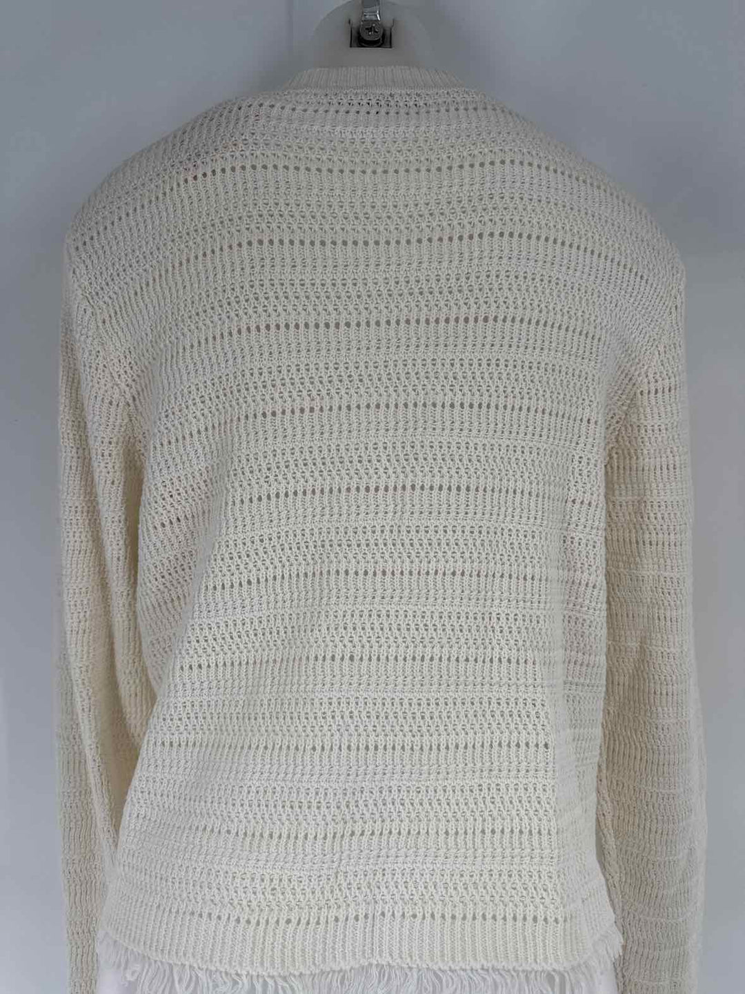 Size L KOBI HALPERIN Ivory Knit Cardigan